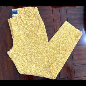 Mustard and white Old Navy Pants